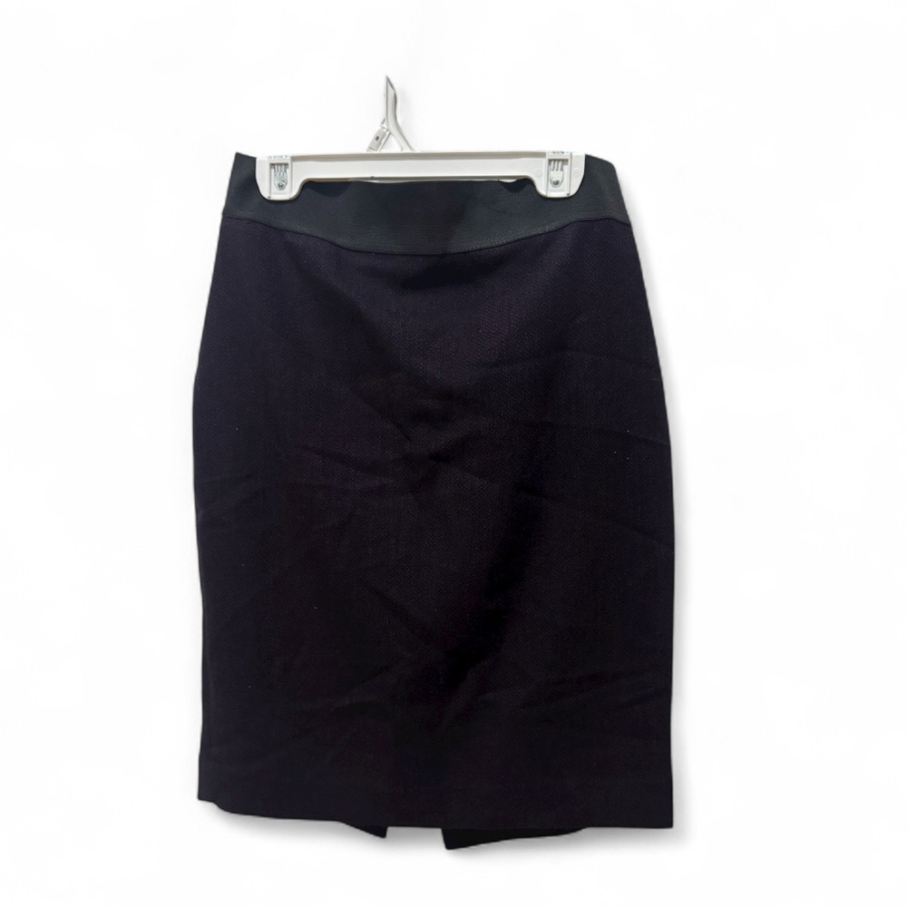Express Size 4 Women’s Pencil Skirt Purple / Black Inner Leopard Lining Office